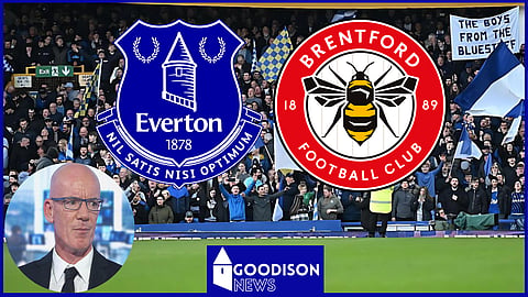 Dermot Gallagher reacted to a contentious moment in the Everton v Brentford game [Credit: Sky Sports]