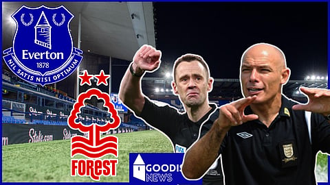 Howard Webb has come under fire following Nottingham Forest's loss to Everton