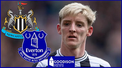 Anthony Gordon will sit out the Newcastle United v Everton match