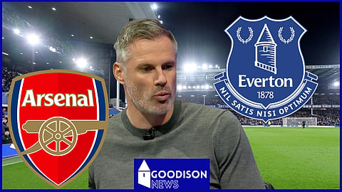 Jamie Carragher has predicted the result of Everton v Arsenal. [Credit: Sky Sports]