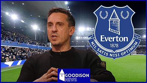 Gary Neville has spoken on the Everton ownership situation. [Credit: The Overlap]