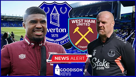 Sean Dyche is after West Ham defender Ben Johnson at Everton
