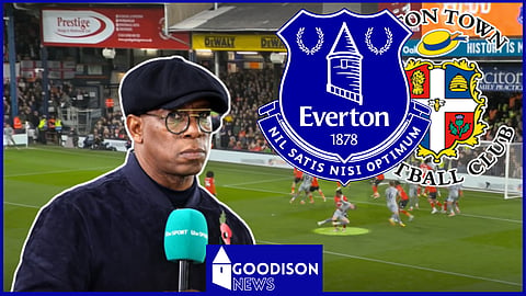 Ian Wright slams "crazy" moment in Everton v Luton Town. Credit: BBC Match of the Day