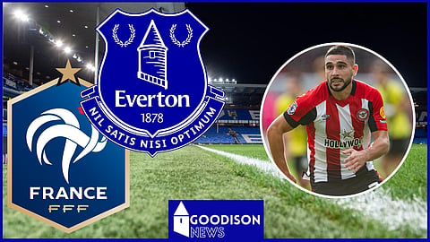 Everton loanee Neal Maupay reacts to France national team social post 