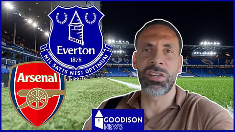 Rio Ferdinand sure of Everton v Arsenal outcome as Premier League title prediction made. Credit: RioFerdy5 via X