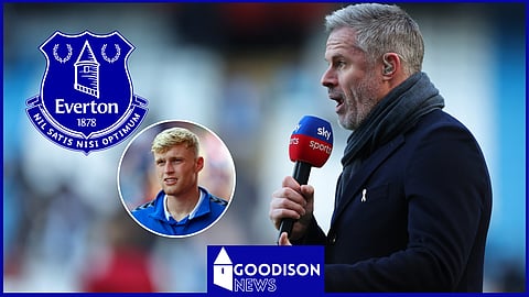 Jamie Carragher has reacted to an update around Everton gem Jarrad Branthwaite