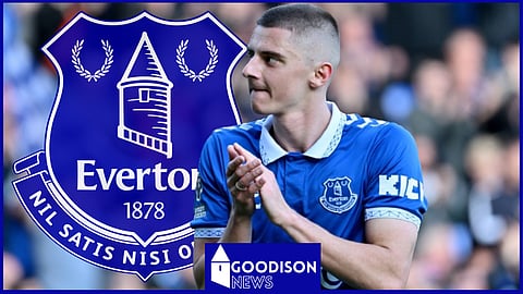 Vitalii Mykolenko at EURO 2024 with Ukraine away from Everton