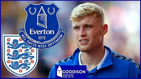 Jarrad Branthwaite made his England debut following a sensational season with Everton