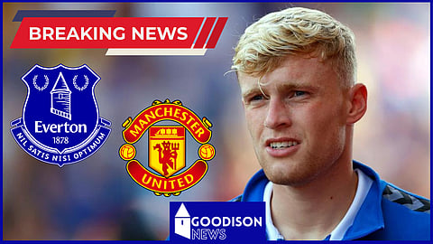 Everton star Jarrad Branthwaite continues to be linked with Manchester United