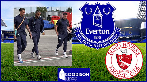Dele Alli has travelled with the Everton squad for pre-season. [Credit: Joe Thomas via X]