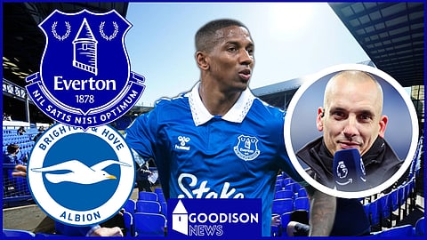 Ashley Young got sent off in Everton v Brighton.