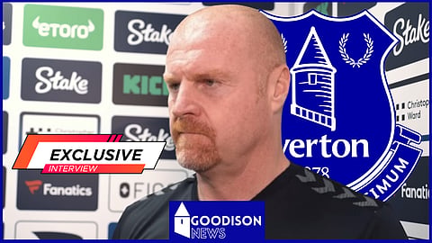 Everton manager Sean Dyche [Credit: Everton Football Club on YouTube]