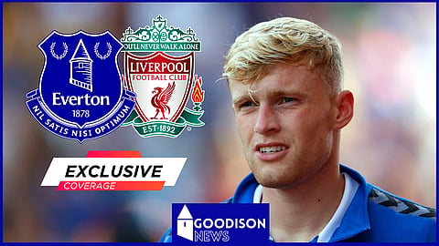 Everton defender Jarrad Branthwaite 
