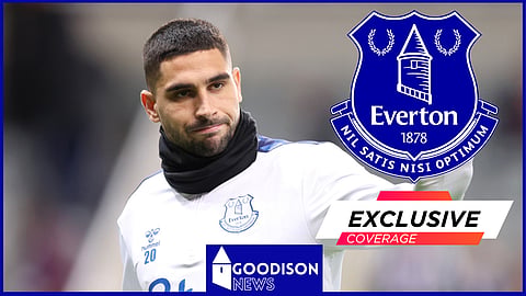 Everton forward Neal Maupay