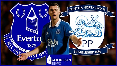Michael Keane started for Everton v Preston
