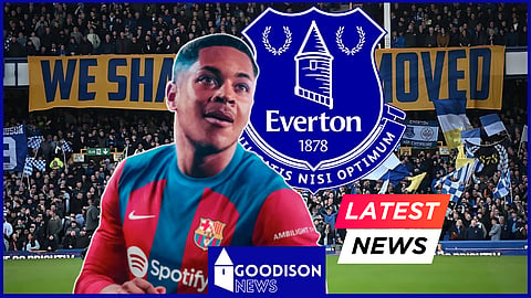 Everton have been linked to signing Vitor Roque - Credit Barcelona via X