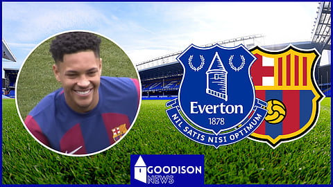 Everton could meet demands for Vitor Roque signing. Credit: Barcelona YouTube channel
