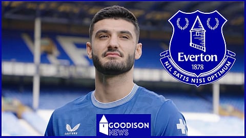 Armando Broja will spend the season on loan at Everton [Credit: Everton 
Football Club on YouTube]