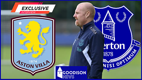 Everton manager Sean Dyche is preparing his squad to face Aston Villa 