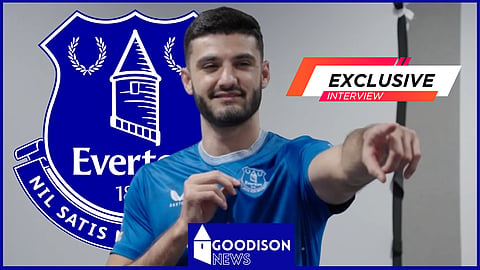 Armando Broja signed for Everton from Chelsea [Credit: Everton Football Club on YouTube]
