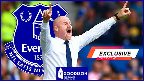Everton manager Sean Dyche has come under pressure