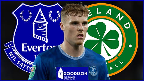 Jake O'Brien plays for Everton and the Republic of Ireland. Credit: Imago