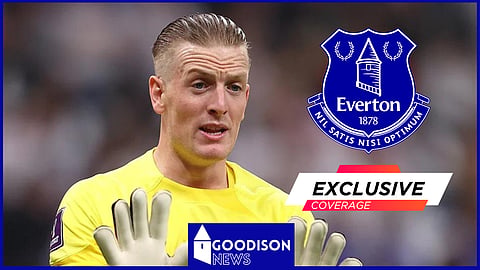 Everton goalkeeper Jordan Pickford