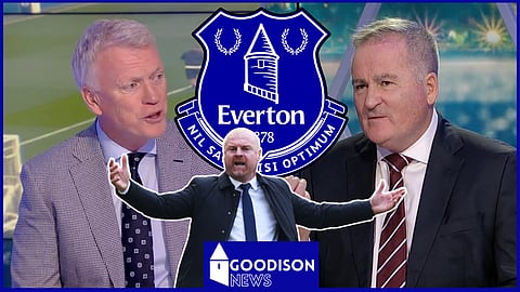 David Moyes is linked to an Everton return with Sean Dyche struggling [Credit beIN Sports via X]