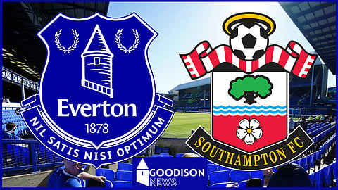 Everton faced Southampton in the EFL Cup 