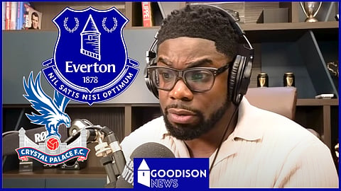 Micah Richards believes Crystal Palace should have had a penalty v Everton [Credit: The Rest is Football]