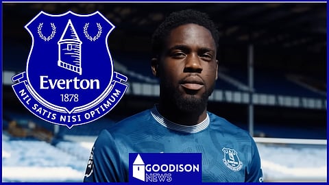 Orel Mangala has  spent the season on loan at Everton - Credit Everton via YouTube