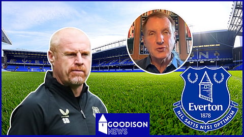 Sean Dyche sack verdict shared amid "magnificent" developments at Everton. Credit: @henrywinter via X