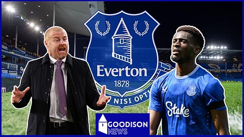 Tim Iroegbunam has starred for Sean Dyche at Everton. Credit: Imago