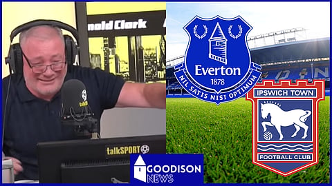 Ally McCoist in stitches over what Everton fan did live on air. Credit: talkSPORT