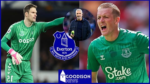 Asmir Begovic has come in Everton teammate Jordan Pickford's defence (Credits: Imago)
