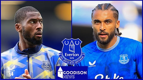 Everton strikers, Beto and Dominic Calvert-Lewin. Credit: Imago