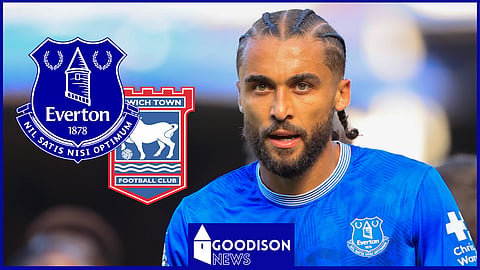 Everton striker Dominic Calvert-Lewin started against Ipswich
[Credit: Imago]