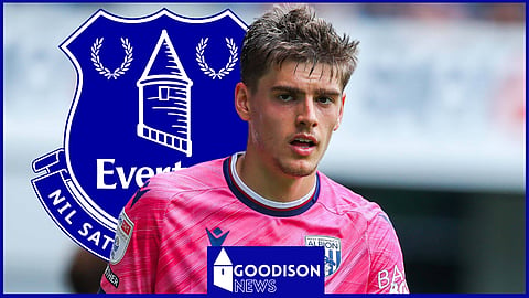 Everton are keen on West Brom ace Tom Fellows. (Credit: Imago)