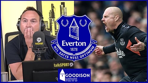 Jason Cundy has shared his verdict on Everton and Sean Dyche. 
[Credit: Imago, talkSPORT on YouTube]