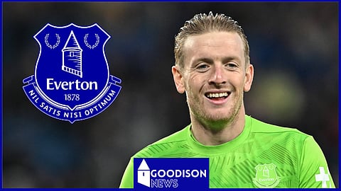 Everton goalkeeper Jordan Pickford (Credit: Imago).