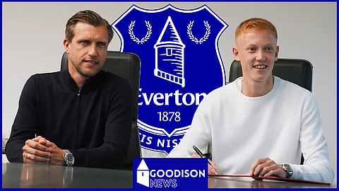 Everton have been linked to signing Eintracht Frankfurt
ace Hugo Larsson [credit: Eintracht Frankfurt on YouTube]
