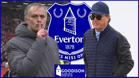 Jose Mourinho could become Everton manager under Dan Friedkin [Credit: Sky Sports Premier League on YouTube and Imago]
