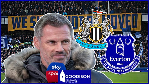 Jamie Carragher was impressed with one moment during Everton v Newcastle United [Credit: Sky Sports]