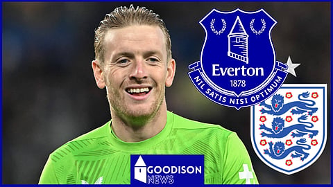 England and Everton goalkeeper Jordan Pickford [Credit: Imago]