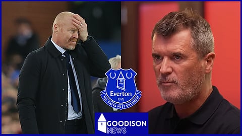 Roy Keane hits out at Sean Dyche comments. Credit: The Overlap via YouTube