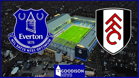 Everton face Fulham at Goodison Park on 26 October.
