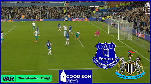 Everton were denied a penalty against Newcastle United [Credit: Premier League Mic'd Up]
