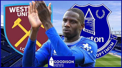 Abdoulaye Doucoure spurned a golden chance for Everton v West Ham United [Credit: Imago]
