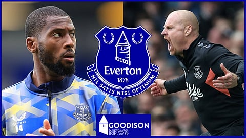 Everton manager Sean Dyche and striker Beto
[Credit: Imago]