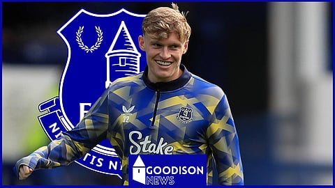 Everton centre back Jarrad Branthwaite (credit: Imago)